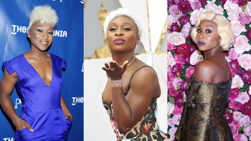 Cynthia Erivo different hairstyles